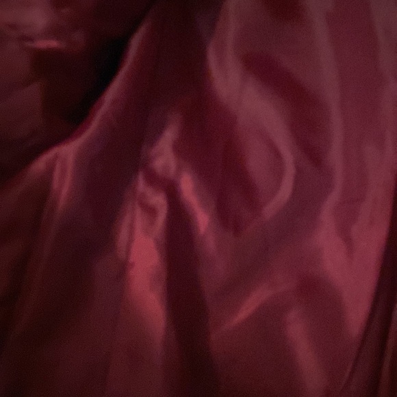 NWOT Peach love California faux suede Raspberry jacket Sz L zipped 18.5” - Picture 4 of 8